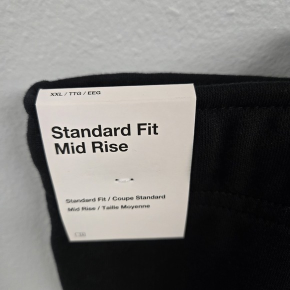 Nike Womens NWT Sweatpants Joggers Standard Fit Mid Rise Black Plus Size 2X - Picture 6 of 7